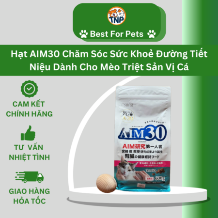 AIM 30 Thức ăn cho mèo triệt sản/thiến vị cá chăm sóc sức khoẻ đường tiết niệu