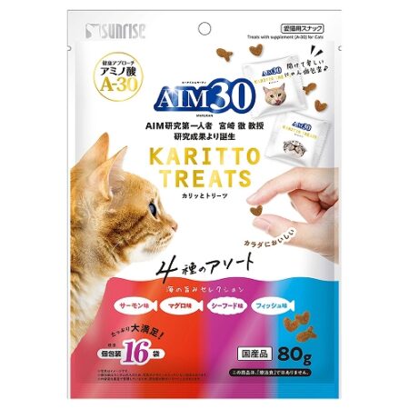 AIM30 Crunchy Treats 4 Kinds Assortment Sea Flavor Selection